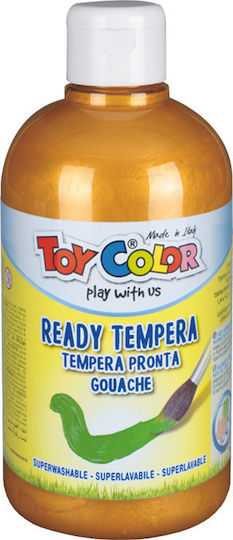 Toy Color Metal Τέμπερα Ζωγραφικής Χρυσή σε Μπουκάλι 250ml