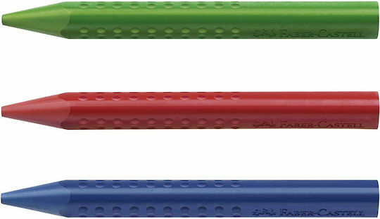 Faber-Castell Jumbo Grip Σετ Κηρομπογιές με 12 Χρώματα