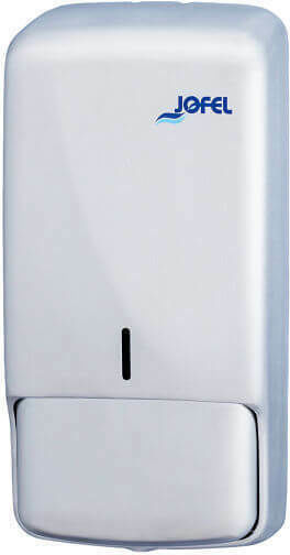 Jofel Gewerblicher Seifenspender Creme Seife Futura glänzende Oberfläche 850ml Inox