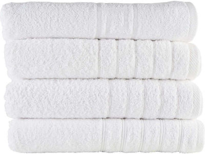 Astron Italy Hotel Hand Towel Meander 90x50 cm 500gsm White