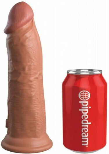 King Cock Dual Density Ρεαλιστικό Dildo με Βεντούζα Tan 20cm