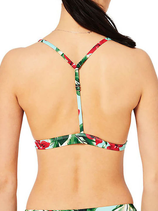 Superdry Bikini Triunghi Floral Verde