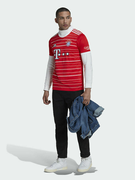 Tricou De Fotbal Pentru Bărbați Echipament Sportiv FC Bayern 22/23 Home
