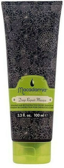 Macadamia Μάσκα Μαλλιών για Επανόρθωση με Argan Oil , Χαμομήλι & Aloe Vera 100ml