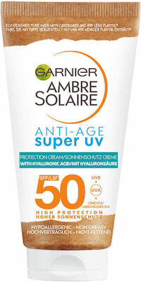 Garnier Ambre Solaire Anti Age Super UV Sonnenschutz Creme Für das Gesicht SPF50 50ml