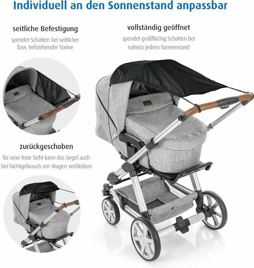 Reer Sonnenschirm Kinderwagen Schwarz