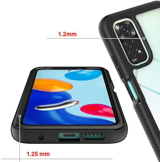 Tech-Protect Defense 360 Full Cover Plastic 2mm Black (Redmi Note 11 / 11S 4G)