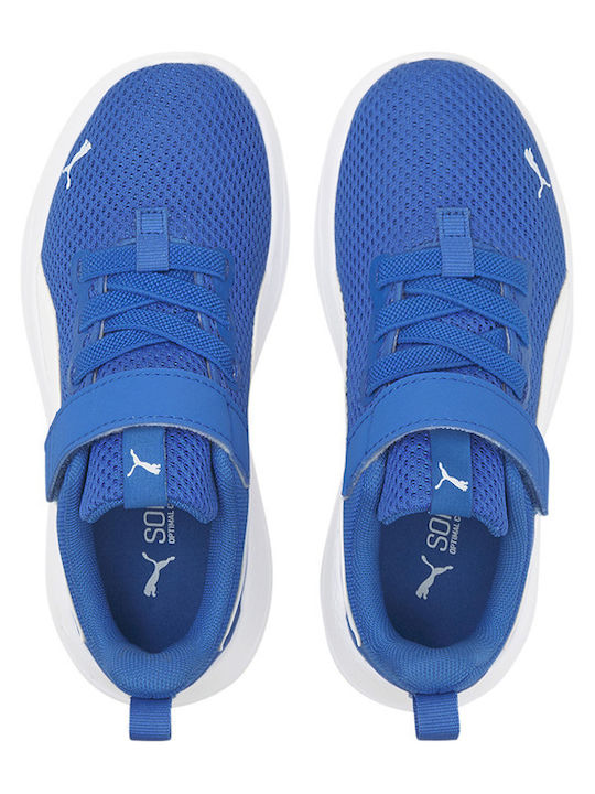 Anzarun Lite Kids Sports Shoes Running with Hoop & Loop Closure Blue