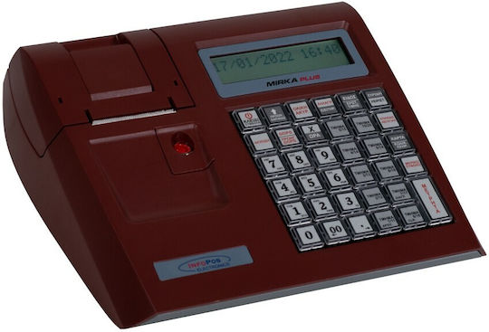 InfoPos Mirka Plus Registrierkasse ohne Batterie in Rot Farbe