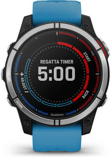 Garmin Quatix 7 Stainless Steel 47mm Αδιάβροχο Smartwatch με Παλμογράφο (Marine)