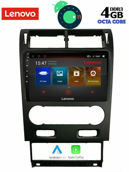 Lenovo Ηχοσύστημα Αυτοκινήτου για Ford Mondeo 2003-2006 (Bluetooth/USB/WiFi/GPS) με Οθόνη Αφής 9"