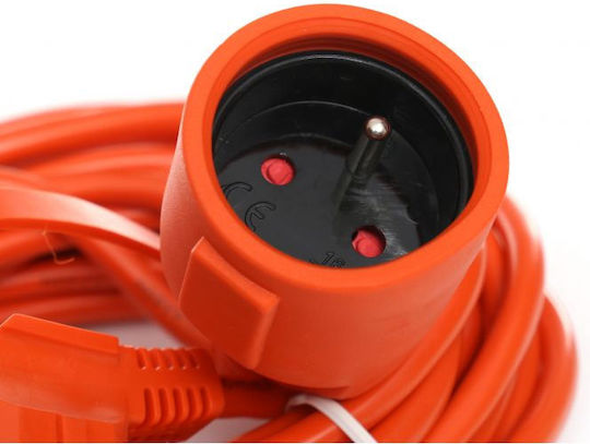 Kraft & Dele Cablu de prelungire cu role cu lungimea de 20m Diametru 3 x 1mm² Portocaliu