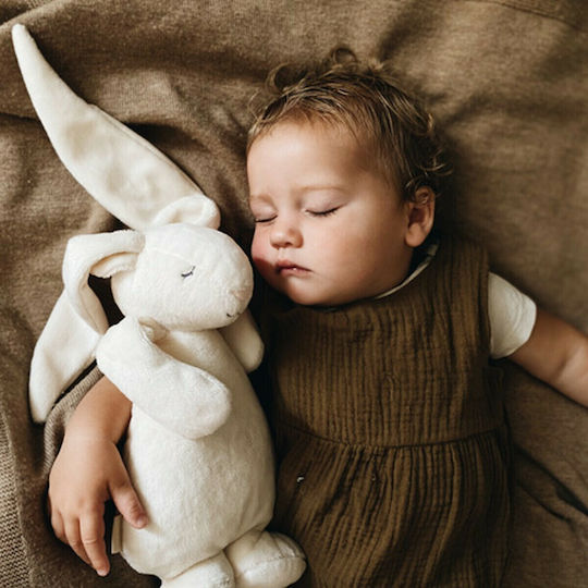 Moonie Παιχνίδι Ύπνου The Humming Bunny από Ύφασμα με Φως για Νεογέννητα