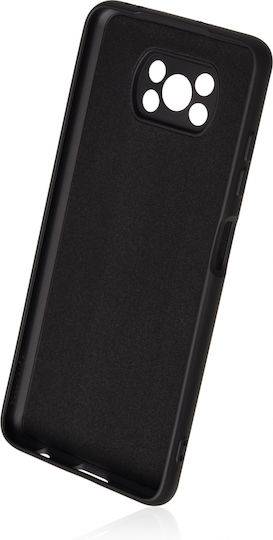 Naxius 1.8mm Задна корица Силикон 1.8мм Черен ( Poco X3 NFC / X3 Pro)