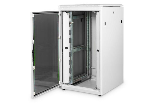 Digitus Unique Series Boden Rack-Schrank 26U 80x80cm Gray DN-19 26U-8/8-1