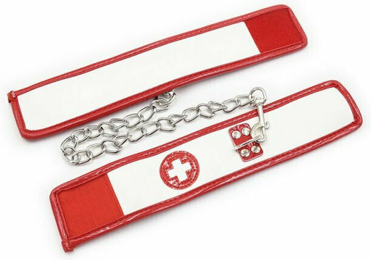 Dream Love Ohmama Fetish Mini Nurse Bondage Set BDSM Kit σε Κόκκινο Χρώμα 3τμχ