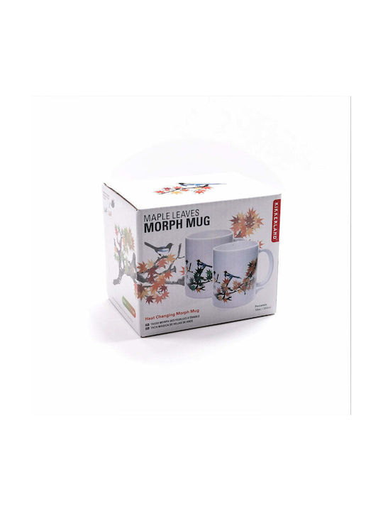 Kikkerland Heat Change Mug Ceramic White 355ml