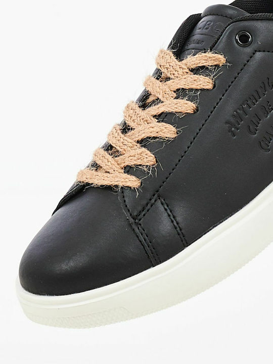 Biomilan Γυναικεία Flatforms Sneakers Μαύρα