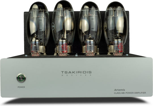 Tsakiridis Devices Artemis Ultima Λαμπάτος Τελικός Ενισχυτής Hi-Fi Mono 70W/8Ω Ασημί