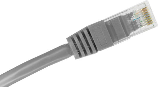 A-LAN U/UTP Cat.5e (Gigabit) Καλώδιο Δικτύου Ethernet 0.25m Γκρι