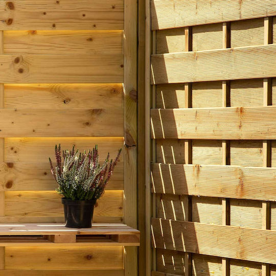 Showood Wooden Fence Panel in Beige Colour 1.2x1.8m