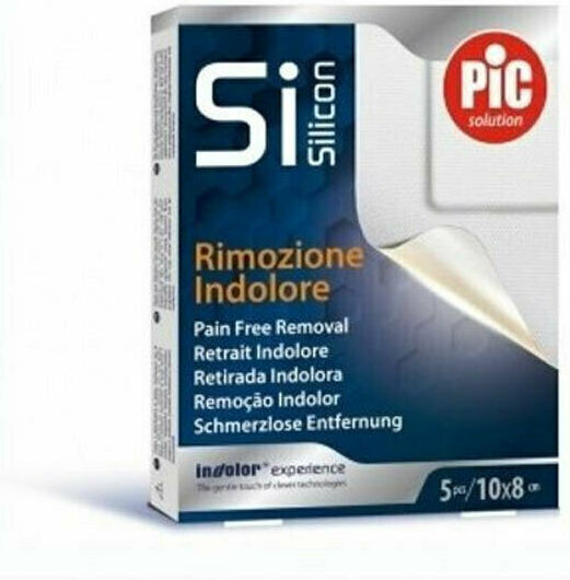 PiC Solution Si Silicon Waterproof Plasters 10x8cm 5pcs