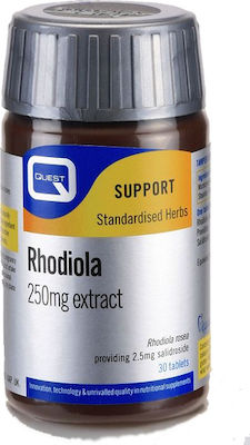 Quest Support Standardised Herbs Rhodiola 250mg 30 tabs