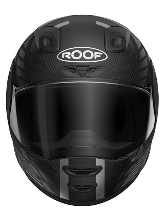 Roof RO200 Speeder Matt Black - Steel Κράνος Μηχανής Full Face 1090gr