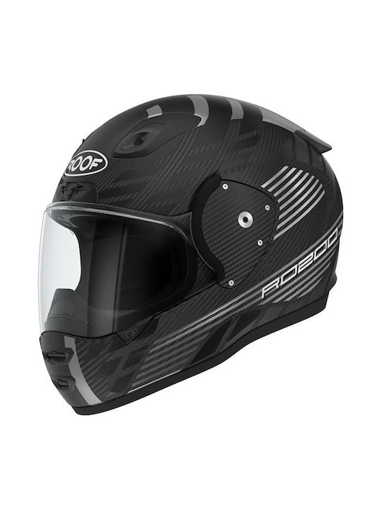 Roof RO200 Speeder Matt Black - Steel Каска за мотор Full Face ECE 22.05 1090 гр