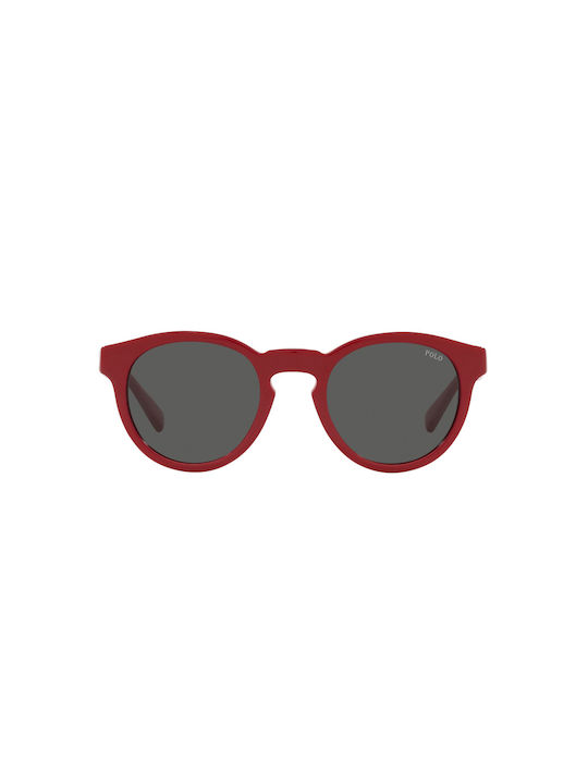 Ralph Lauren Sunglasses with Red Plastic Frame and Transparent Lens PH4184 525787
