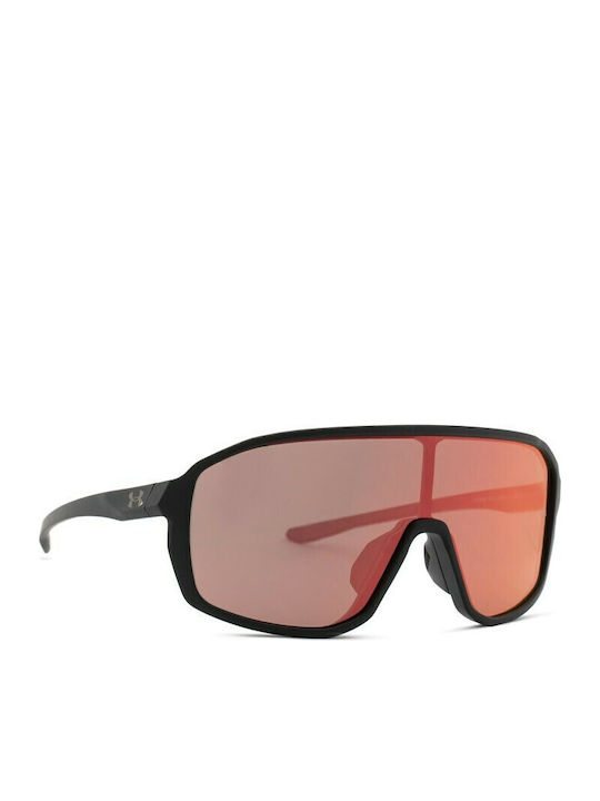Under Armour Bărbătești Ochelari de soare cu Negru Cadru și Portocaliu Lentilă UA Gameday/G 003/50