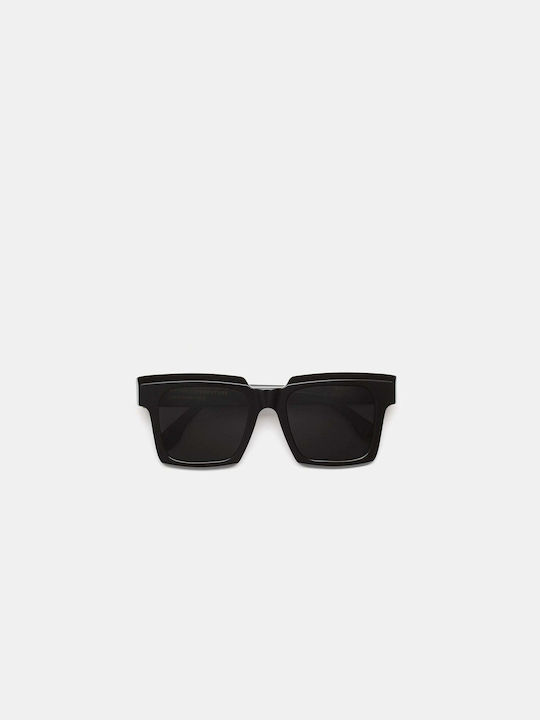 Retrosuperfuture Palazzo Sunglasses with Black / X1A Plastic Frame and Black Lens