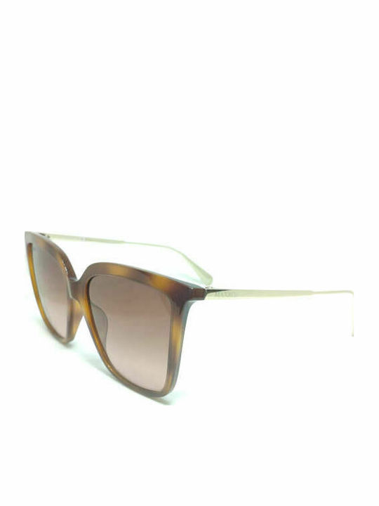 Max & Co Γυαλιά Ηλίου Καφέ με Mixed Σκελετό Max & Co Γυαλιά Ηλίου Καφέ με Mixed Σκελετό