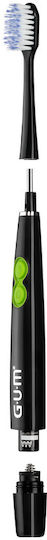 GUM Sonic Daily Soft 4100 Electric Toothbrush Battery Black