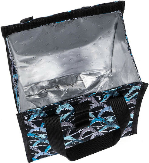 Polo Shark Σχολικό Τσαντάκι Φαγητού Χειρός 6lt Μαύρο 22x16x26εκ.