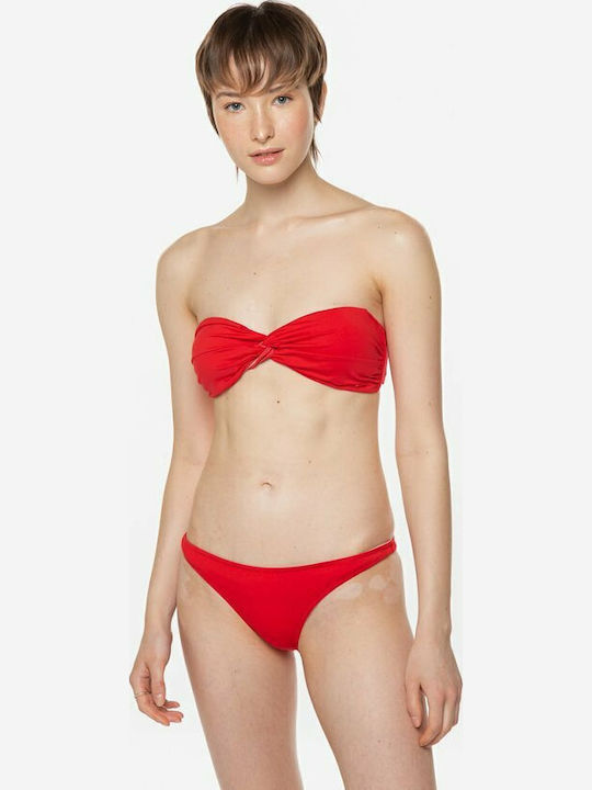 Strapless Bikini Fabiola Red