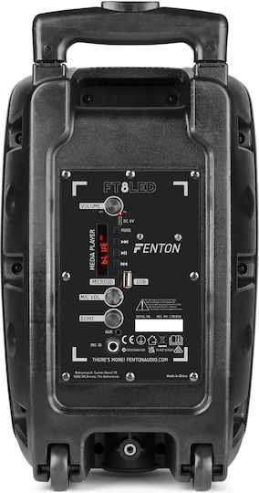 Fenton Ηχείο Karaoke με Ενσύρματo Μικρόφωνο και Εφέ Φωτισμού FT8LED MK2 170.018 Μαύρο