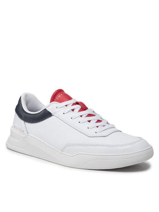 Tommy Hilfiger Elevated Cupsole Ανδρικά Sneakers Λευκά