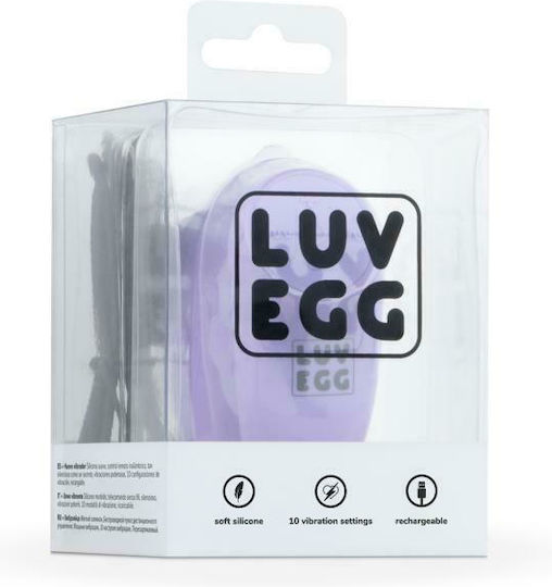 Luv Egg XL Vibrator Egg 8cm Violet
