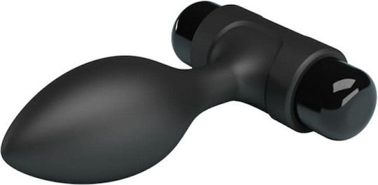 Pretty Love Vibra Butt Анална тапа с вибрация Black 8.5см