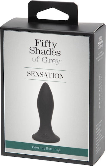 Fifty Shades of Grey Fifty Shades of Grey Sensation Анална тапа с вибрация Черна