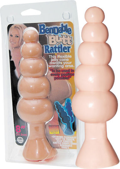 Nanma Bendable Small Tower Buttplug Πρωκτική Σφήνα Small Flesh 20cm