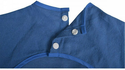 Cangaroo Tea Time Coverall Fabric with Button & Sleeves Blue for 6 m+ 108724