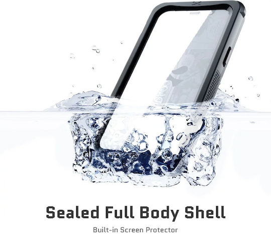 Ghostek Nautical 3 360 Full Cover Πλαστικό Αδιάβροχο Διάφανο/Μαύρο (iPhone 12)