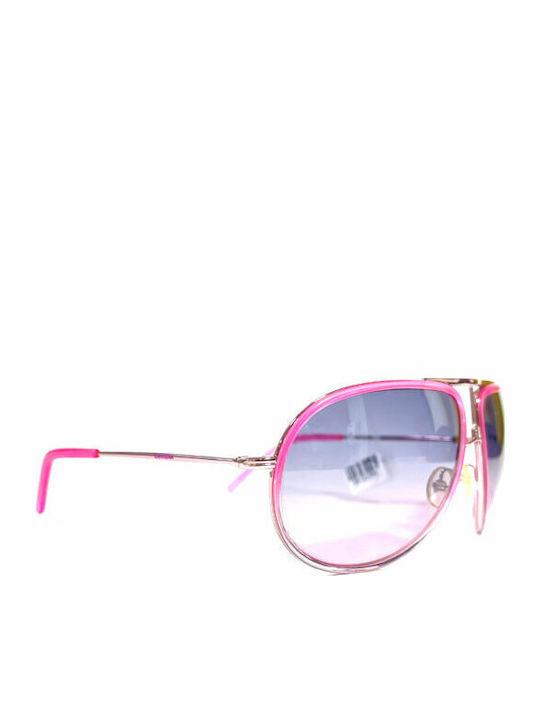 Carrera Men's Sunglasses with Pink Frame and Grey Gradient Lens 15 XDY/FF