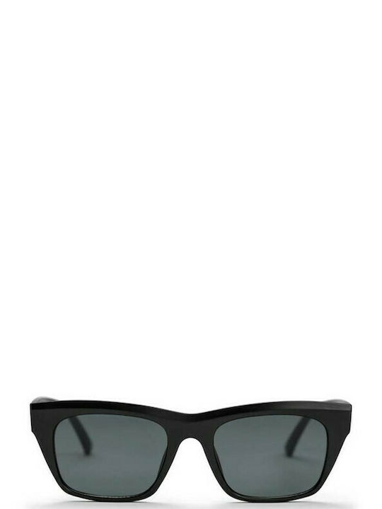 Chpo Guelas Sunglasses with Black Plastic Frame and Black Lens 16132YY