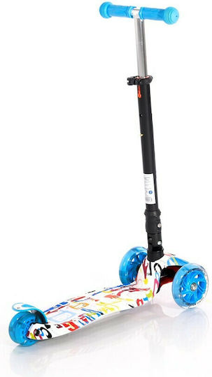 Lorelli Kids Scooter Foldable Rapid 3-Wheel for 5+ Years Blue