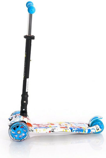 Lorelli Kids Scooter Foldable Rapid 3-Wheel for 5+ Years Blue