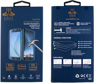 Idol 1991 9D Full Glue Full Face Tempered Glass (Mi 9) 8251337