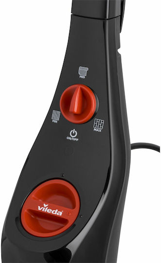 Vileda Steam Plus Steam Cleaner 1bar with Stick Handle